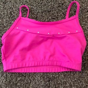 pink leotard top